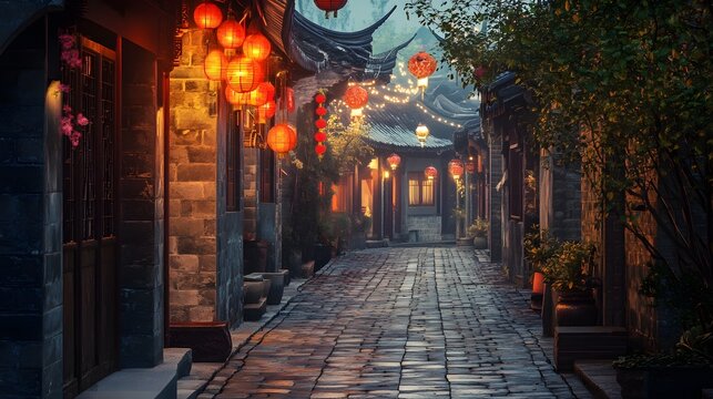 A vibrant lion dance costume in bold colors displayed in front of a festive red backdrop for a Chinese celebration