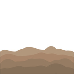 brown clouds illustration