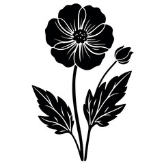 vector illustration of a flower