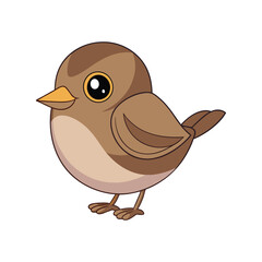  Common Chiffchaff Bird Realistic Art