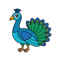  Vivid Common Peafowl Bird Design