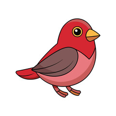  Common Redpoll Bird Colorful Artwork