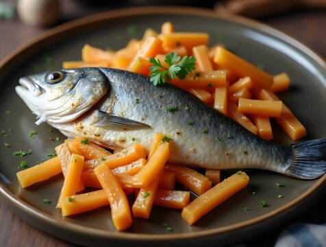 fisherman's life, photographs of fish and fishermen