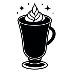 cup of coffee with chocolate