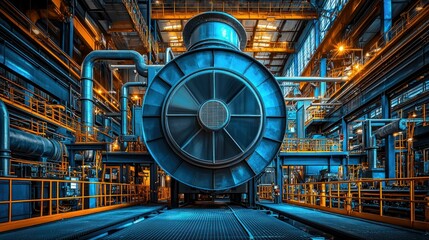 Obraz premium Industrial Power Generator