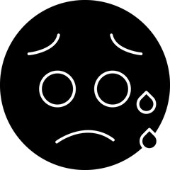 Anxious With Sweat Icon