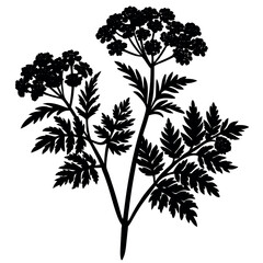 Obraz premium vector silhouettes of trees