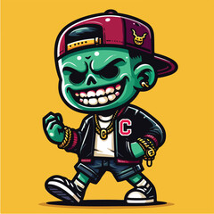 Pop Art Zombie: Fun, Colorful, and Edgy