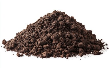 Pile of dark brown soil (6)