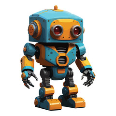 3D robot animation illustration design image