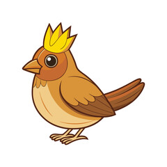  Charming Golden-crowned Sparrow Bird Design