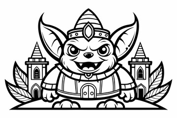 coloring book black vector