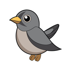  Vivid Gray-cheeked Thrush Bird Design