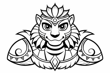 coloring book black vector