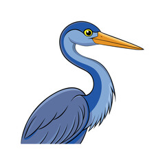  Elegant Great Blue Heron Bird Vector