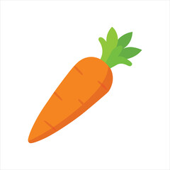 Fresh Carrot Icon Vector Illustration of a Healthy Vegetable