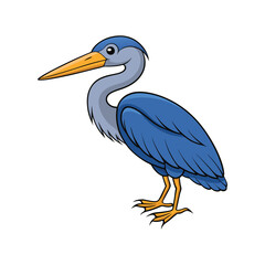  Stunning Great Blue Heron Bird Illustration
