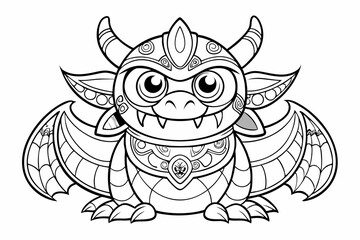 coloring book black vector
