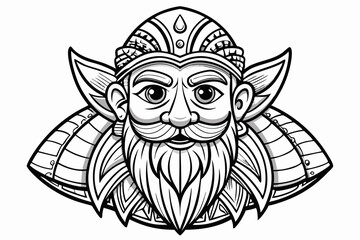 coloring book black vector