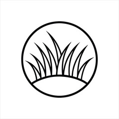 Grassland Line Art Simple and Elegant Vector Design
