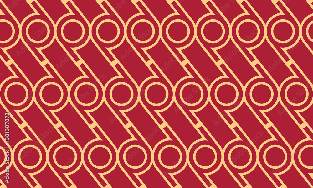 Poster seamless circle pattern in isolated background. seamless pattern of circles and lines. seamless infi