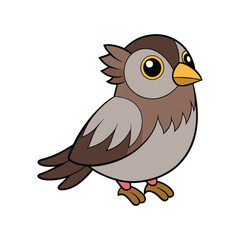  Hoary Redpoll Bird Realistic Art
