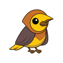  Hooded Warbler Bird Colorful Artwork