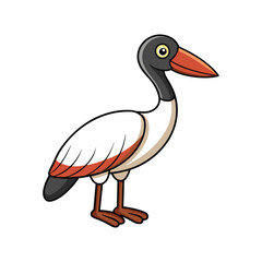  Bright Jabiru Bird Artwork