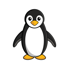  King Penguin Bird Realistic Illustration