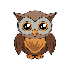  Charming Long-eared Owl Bird Design