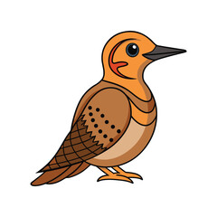  Vivid Northern Flicker Bird Design