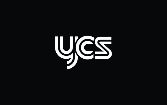 YCS Creative Unique Modern Letter Logo Design. Stylized logo featuring a unique letter design, presenting abstract minimalist aesthetics and modern appeal.