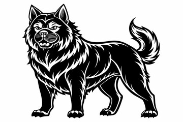 coloring page black vector