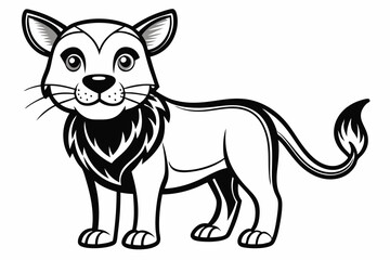 coloring page black vector