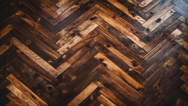 Chevron natural parquet continuous floor texture