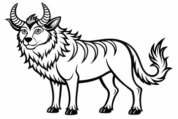 coloring page black vector