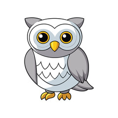  Vivid Snowy Owl Bird Design