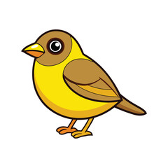  Stunning Yellow-eyed Junco Bird Illustration