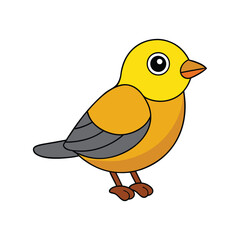  Charming Yellow-eyed Junco Bird Design