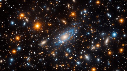 Starry galaxy sky night space high resolution hd image