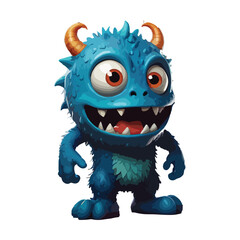 Fototapeta premium design for animated illustrations of cartoon monster characters