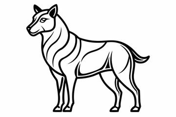 coloring page line art silhouette black vector