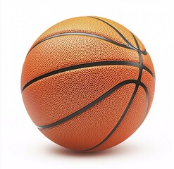 Obraz premium A Basketball ball isolated on white background