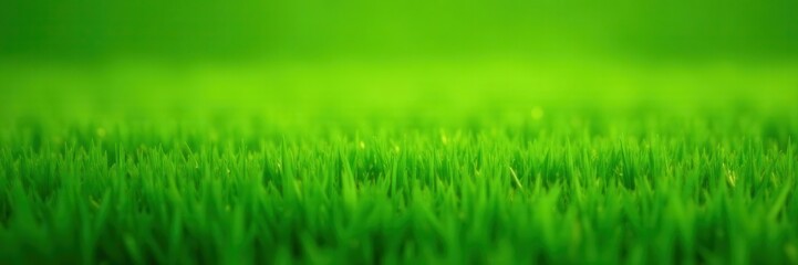Fototapeta premium Bright emerald lawn, smooth surface, sharp focus , texture, healthy