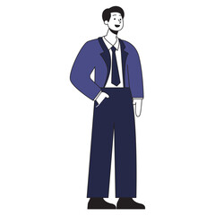 Young Businessman Illustration
