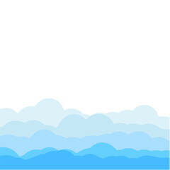 blue sky with clouds