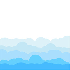 blue sky with clouds