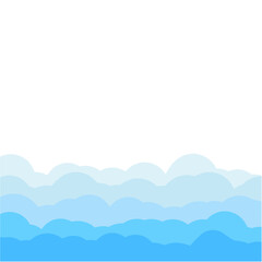 Obraz premium blue sky with clouds