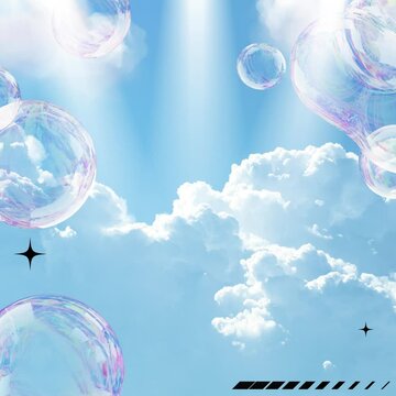y2k background retro video sky