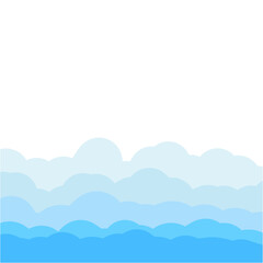 blue sky with clouds